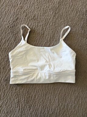 CRZ Yoga White Sports Bra